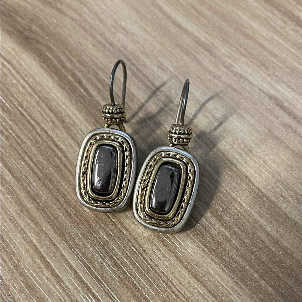 Vintage Mixed Metal Earrings